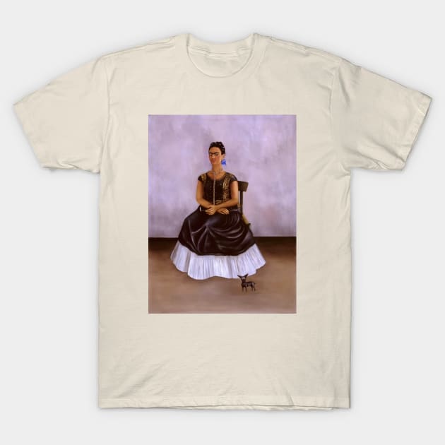 Itzcuintli Dog with Me by Frida Kahlo T-Shirt by FridaBubble